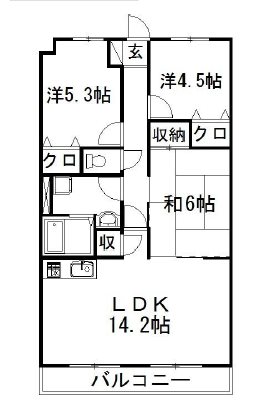 Vento484 間取り