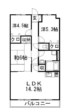 Vento484 間取り