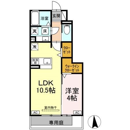 (仮称)D-ROOM北島町 間取り
