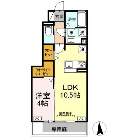(仮称)D-ROOM北島町 間取り