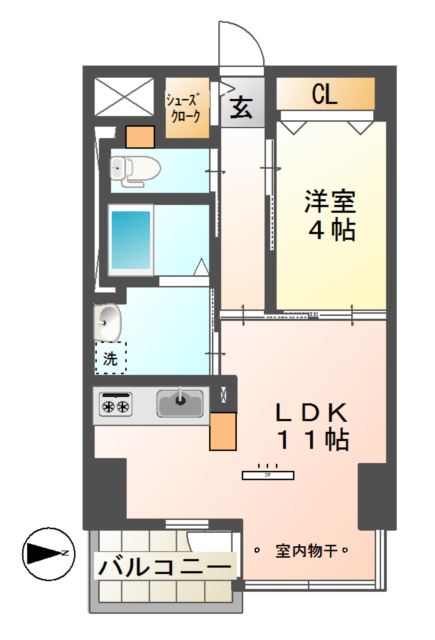 Conforto紺屋町 間取り