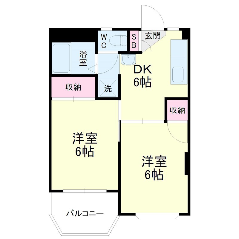 野中第３マンション 間取り