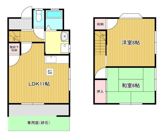 テラスハウス富塚 間取り