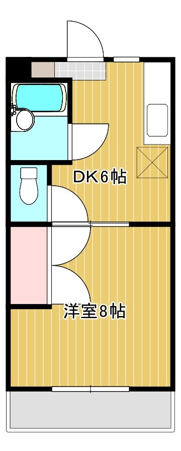 シャンブル24 間取り