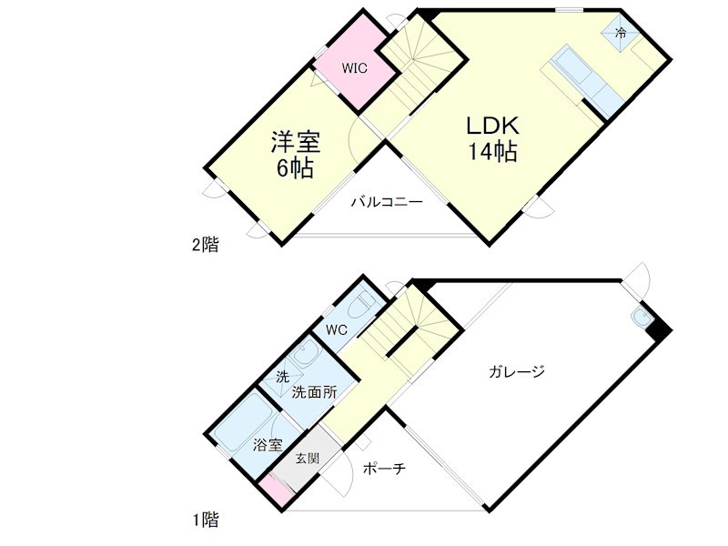 VILLAGE　VAN　GARAGE（ヴィレッジ　ヴァン　ガレッジ） 間取り