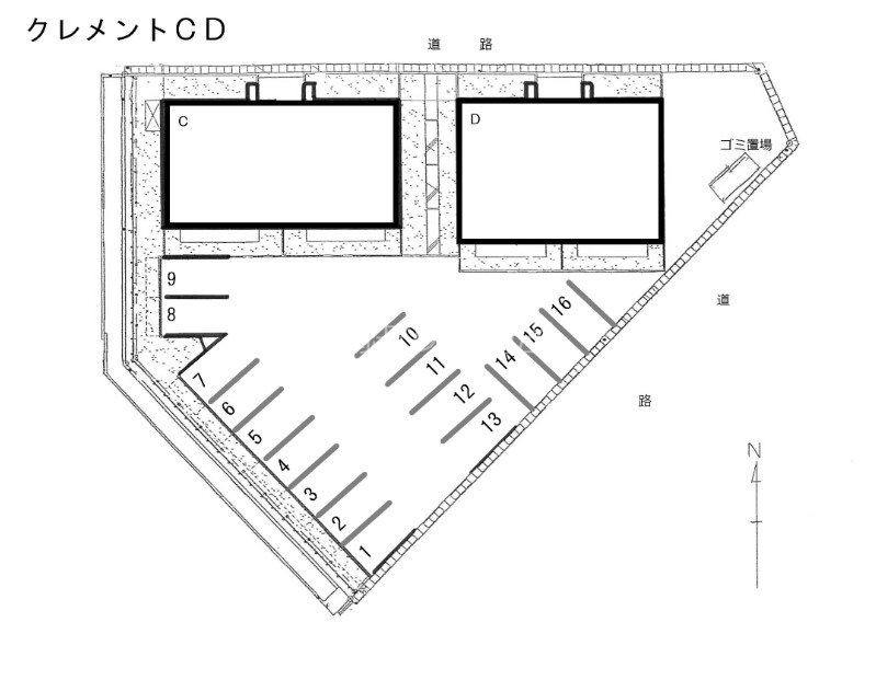 クレメント　D 駐車場