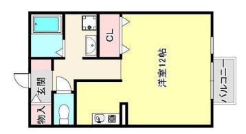 プレミールK住之江 間取り