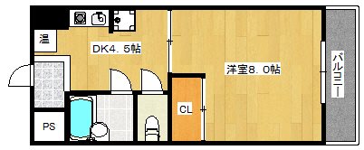 ラメールKY 302号室 間取り
