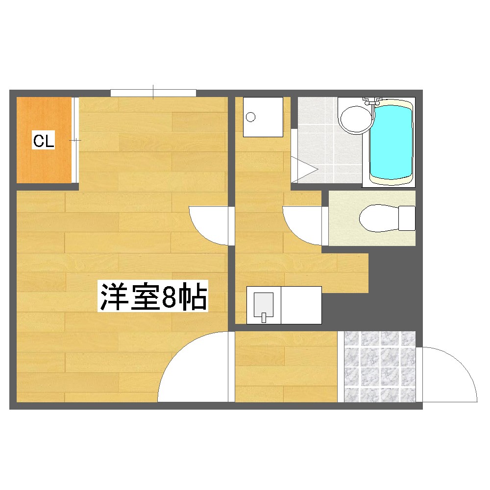 ラムセス西住之江 間取り