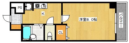 フルーレ住之江 間取り