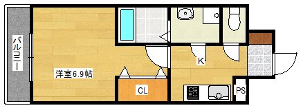 RaysProduct西住之江adamU 間取り
