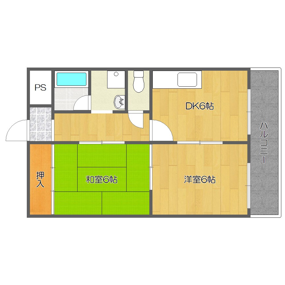 クレセントマンション 間取り