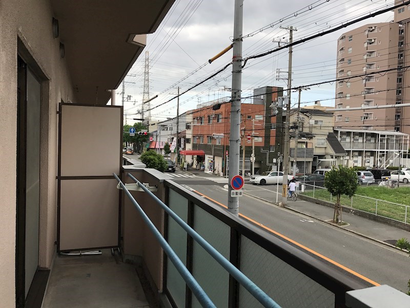 クレセントマンション ベランダ