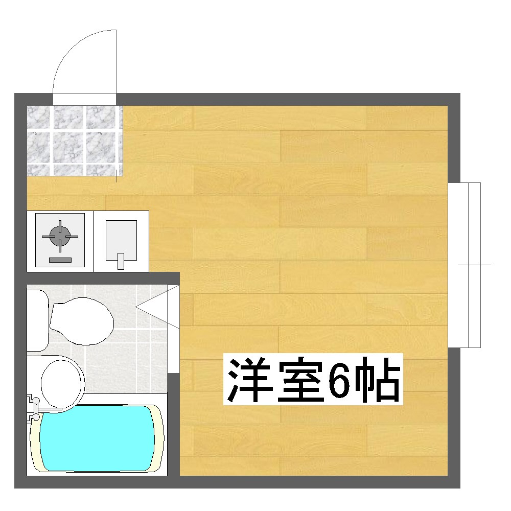 万代住之江コーポ 間取り