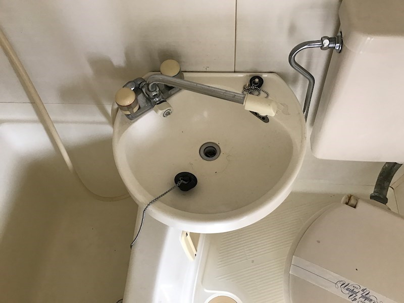 万代住之江コーポ 洗面所