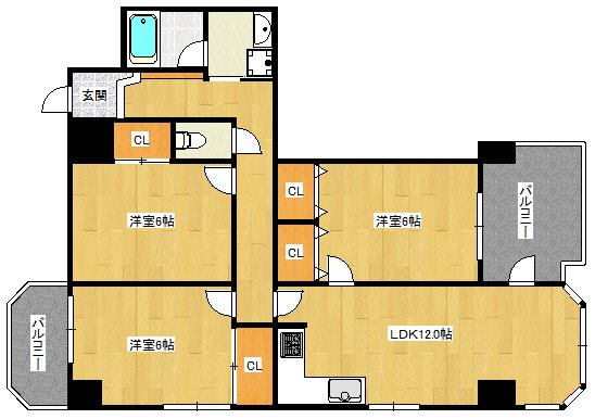 間取り マンシオン・タイラ 間取り図