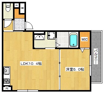 間取り パークス住之江Ⅱ 間取り図