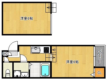 ハーモニーテラス浜口西 間取り