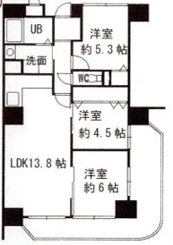 クリアクレセント住之江 間取り