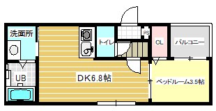 間取り クラウンプライドⅢ 間取り図