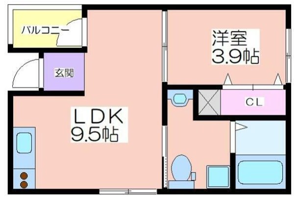 F maison住之江 間取り