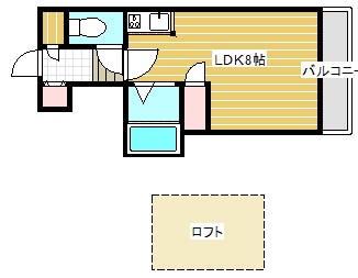 コスモレジデンス北加賀屋II 間取り