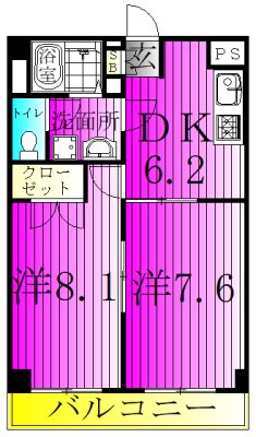 アンプルールフェール柏 間取り