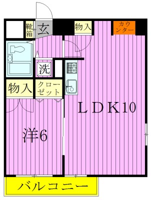 ベルトピア新松戸第２ 503号室 間取り