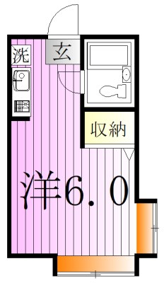 アーク馬橋 201号室 間取り