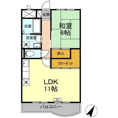 メゾン・フラワーヒル 103号室 間取り