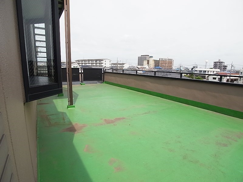 シティーユープラザ ベランダ