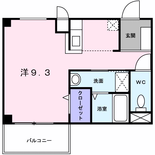 カーサ・アウローラ 302号室 間取り
