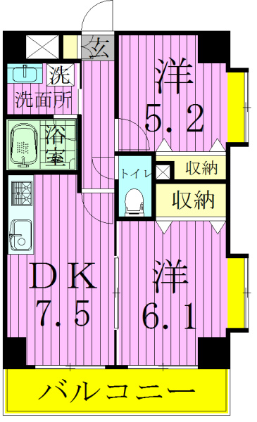 INSURANCE　BLDG.Ⅲ 708号室 間取り