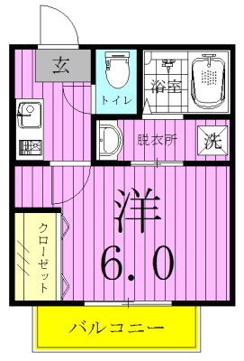 プロスペラーレ北松戸 203号室 間取り