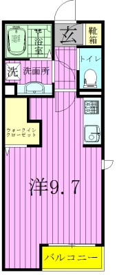 コンフォールドミール北松戸 306号室 間取り