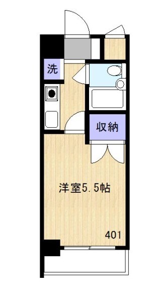 サニーヒル北小金 206号室 間取り
