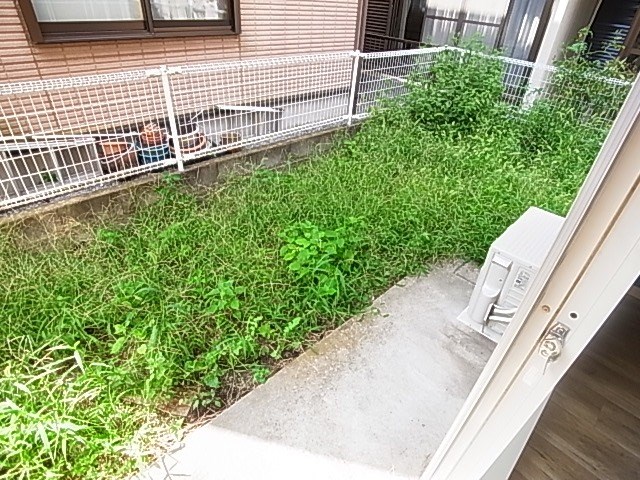 ライトガーツェ ベランダ