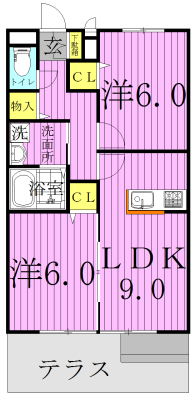 メゾンヴェールSYOEI 103号室 間取り