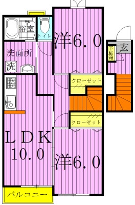 スマートビラ 201号室 間取り