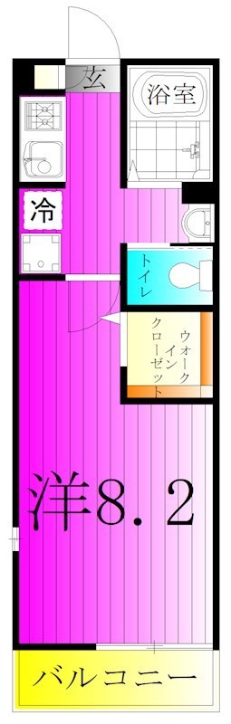 マム・ブランチ  203号室 間取り