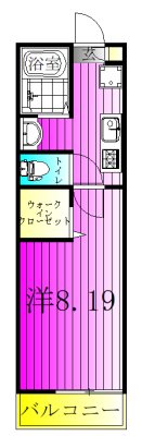 AJ新鎌ヶ谷Ⅱ 304号室 間取り