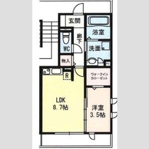 ソフィアＳＴ 203号室 間取り