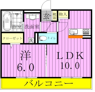 フィーカ　アパルフェ 203号室 間取り