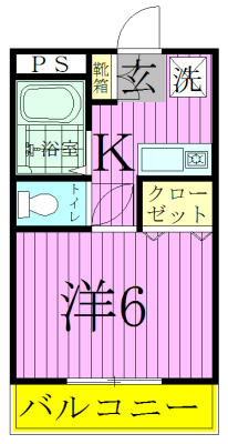 コートピレリ北松戸 307号室 間取り