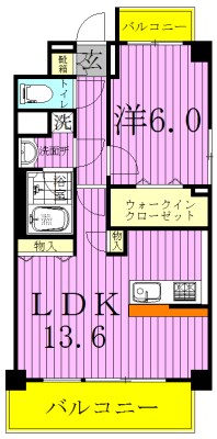 グラン　マノワール 404号室 間取り