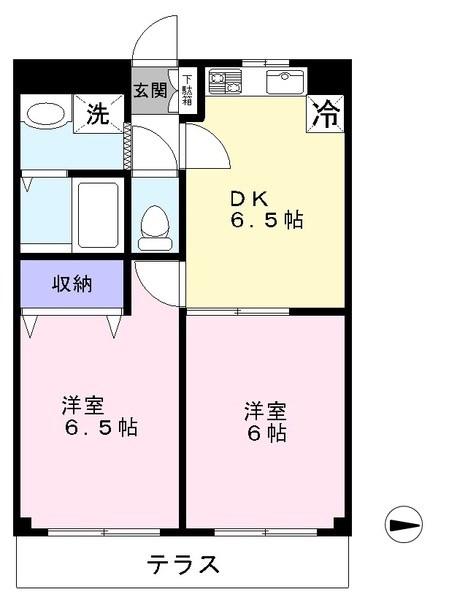 ラフィーヌ・アンジュ 102号室 間取り