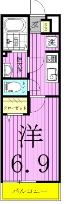 リブリ・豊四季 301号室 間取り