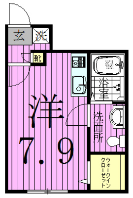 ラ・ヴィータ・フェリーチェ新鎌ヶ谷 201号室 間取り