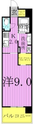 フェリジータ 301号室 間取り
