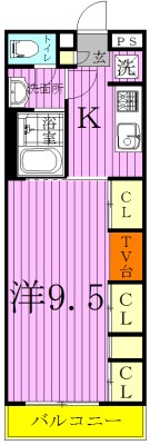 リブリ・メゾンアイ 203号室 間取り